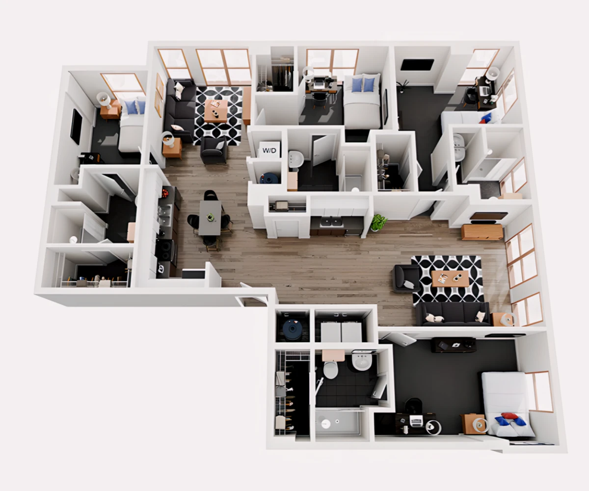 D3 Rooms view 1