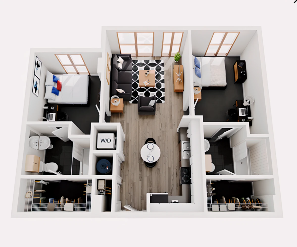 B1 Rooms view 1