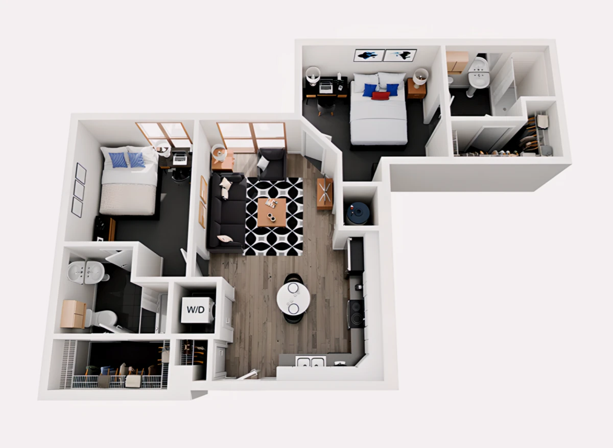 C2 Rooms view 1