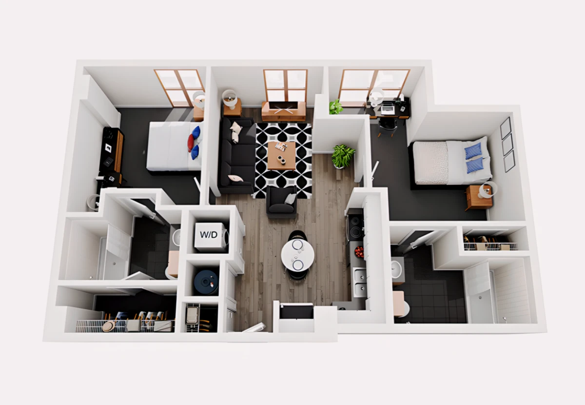B6 Rooms view 1