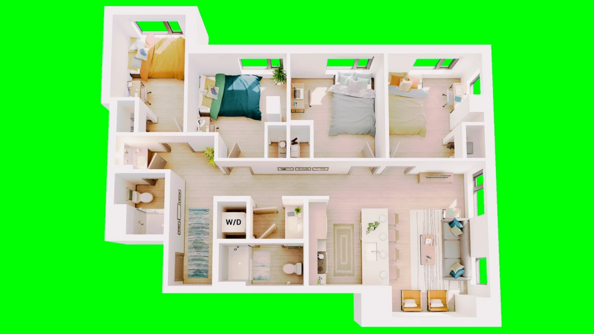 4 Rooms view 4