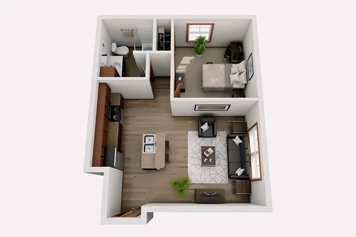 1 Rooms view 2