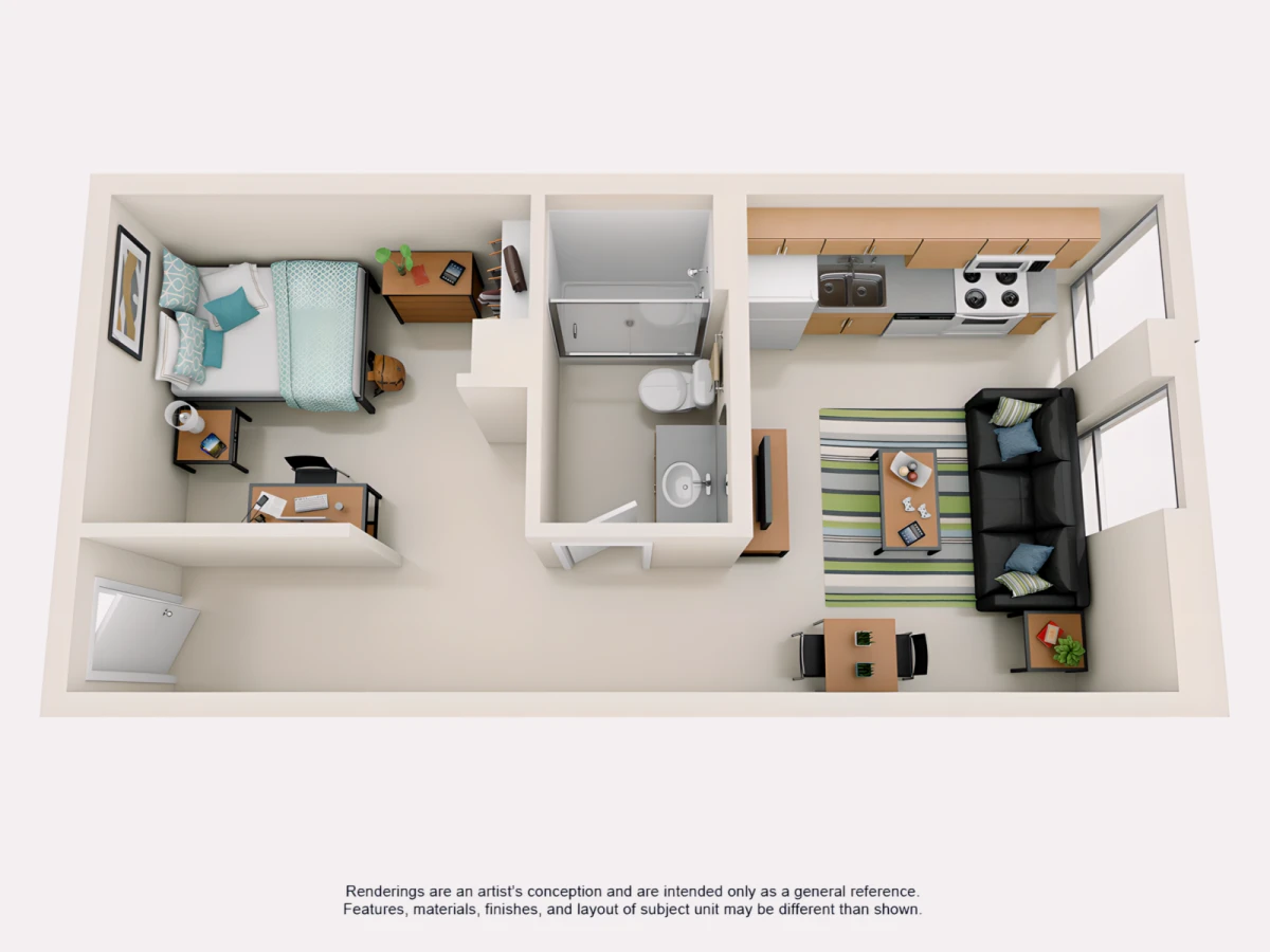 1 Rooms view 2