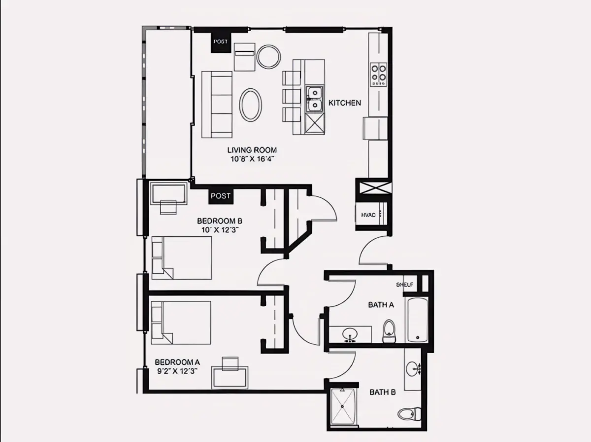 Shared Rooms view 2