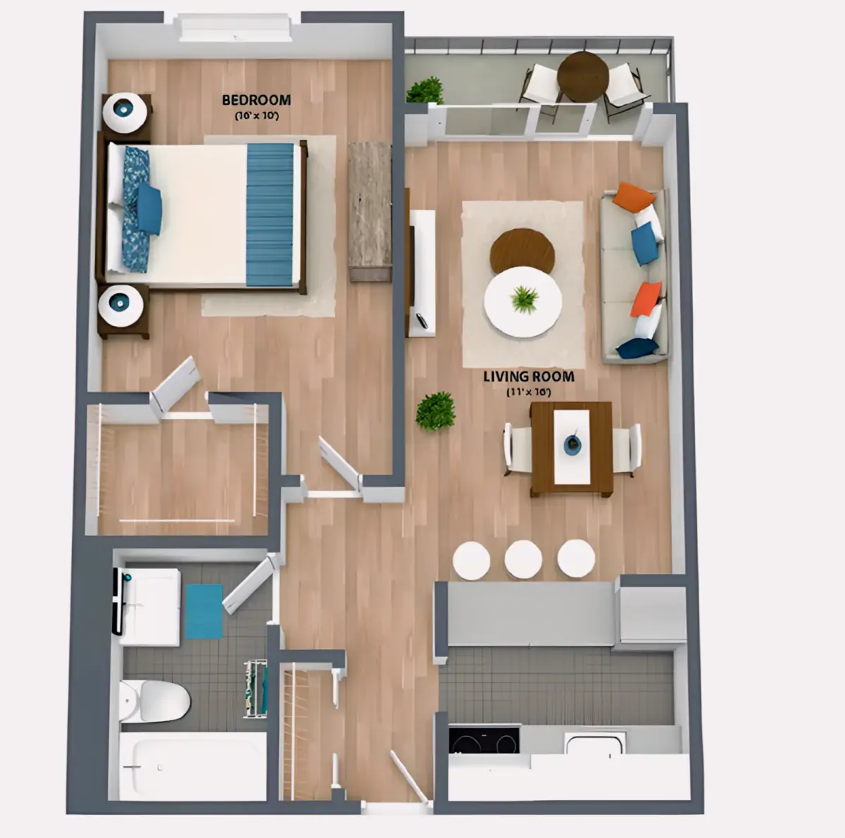1 Rooms view 1