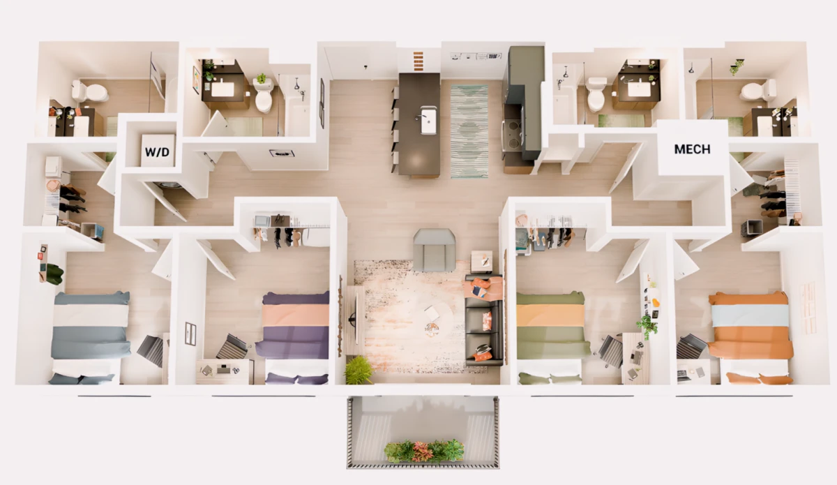 D3 Rooms view 1