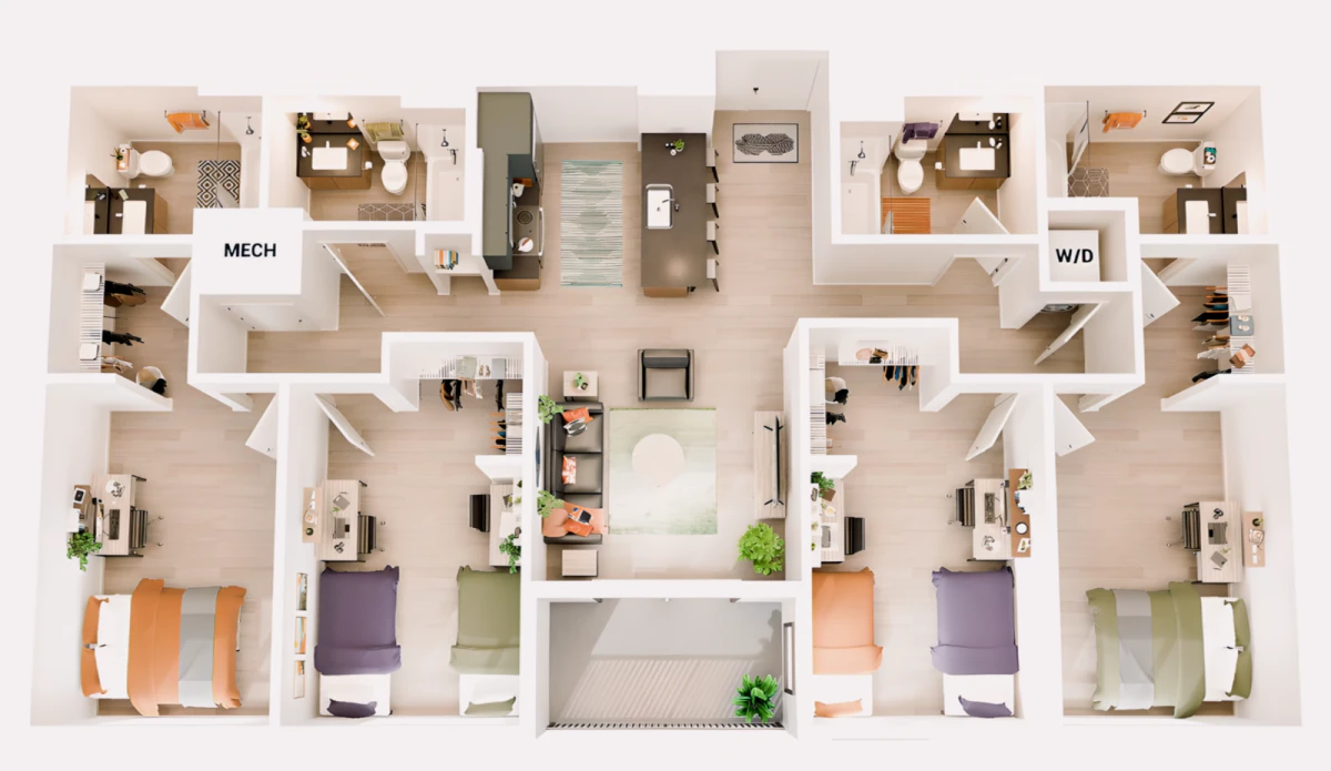 A3 Rooms view 1