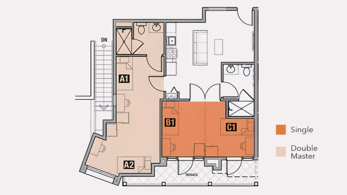 3 Rooms view 3