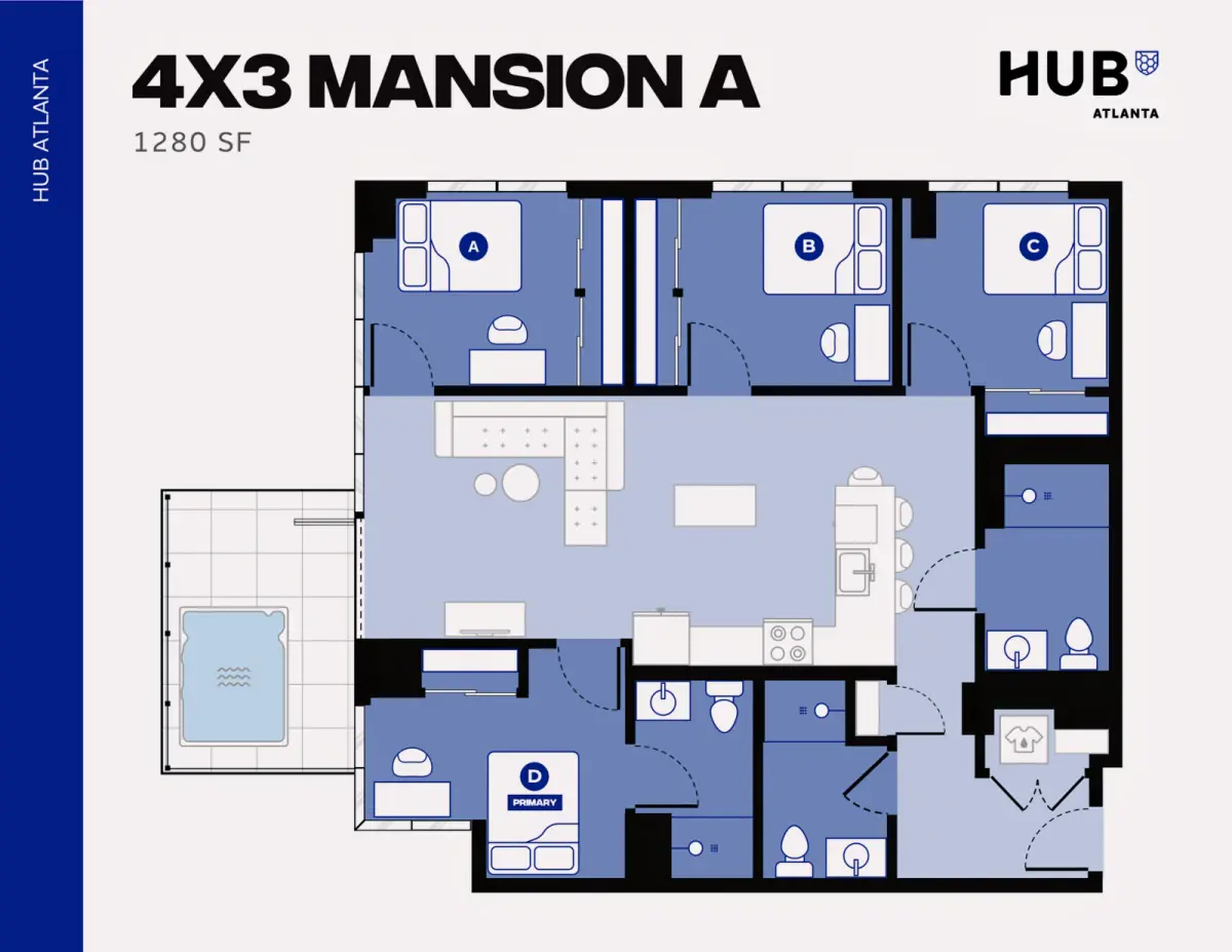 4 Rooms view 2