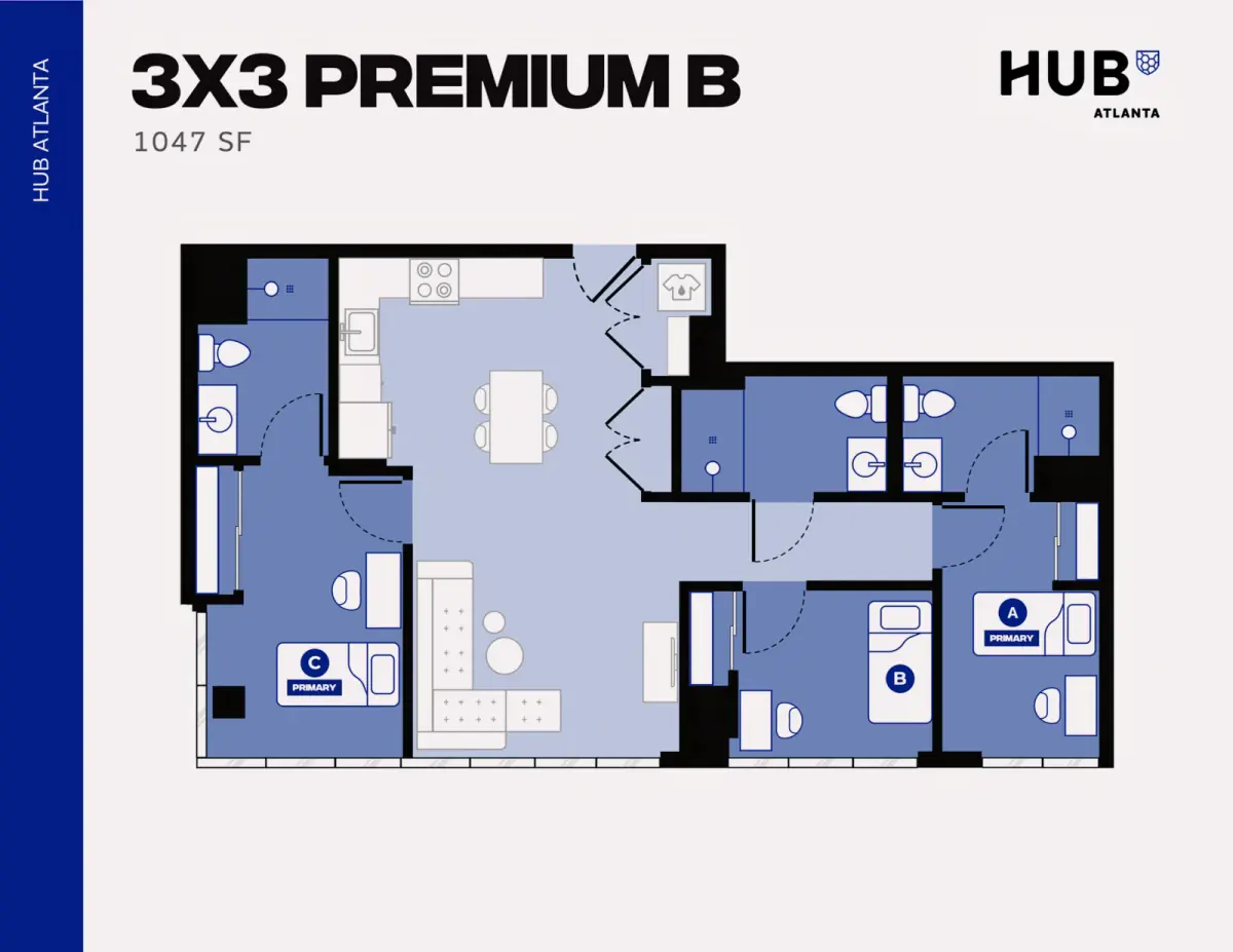 3 Rooms view 1