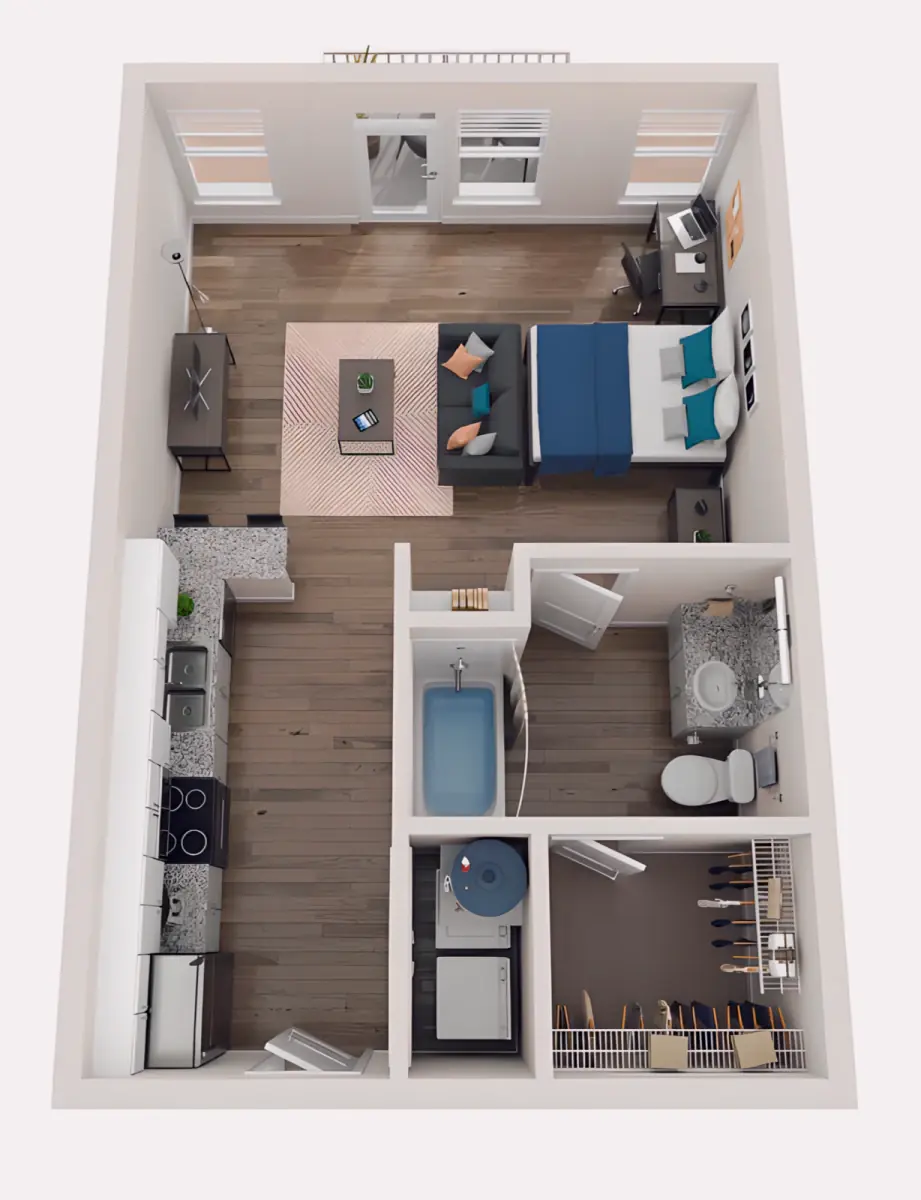 Studio Rooms view 4