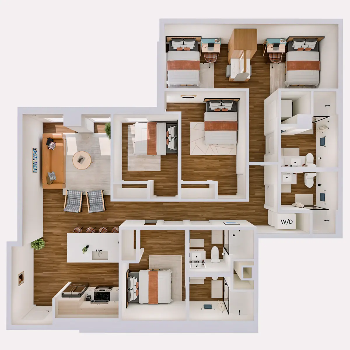 4 Rooms view 4