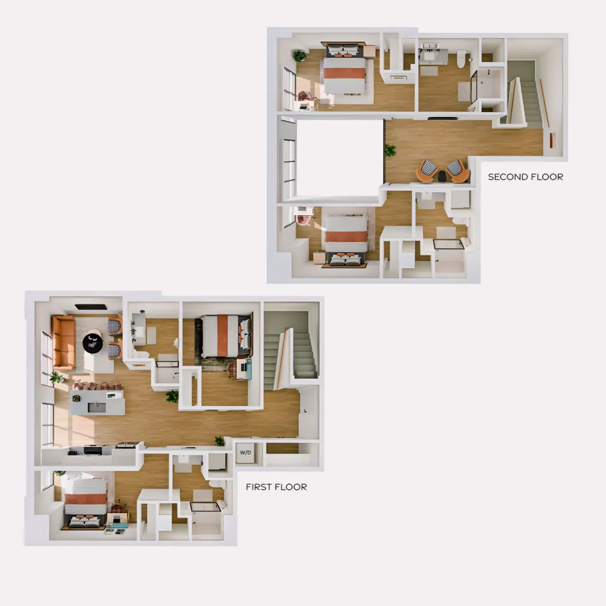 5 Rooms view 3