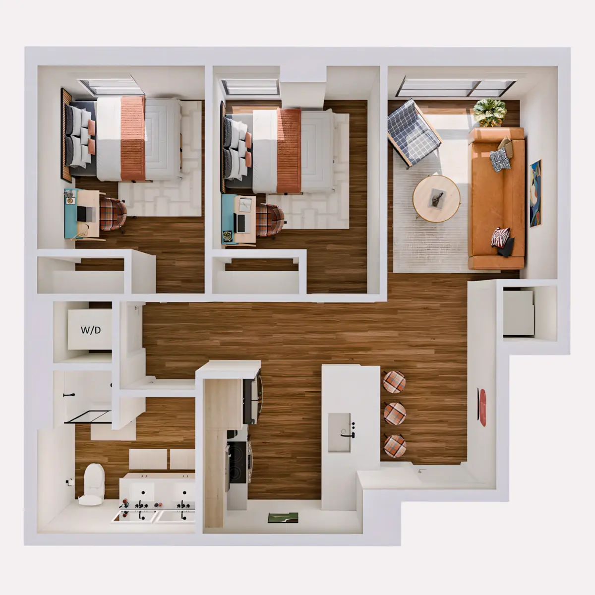 Shared Rooms view 1