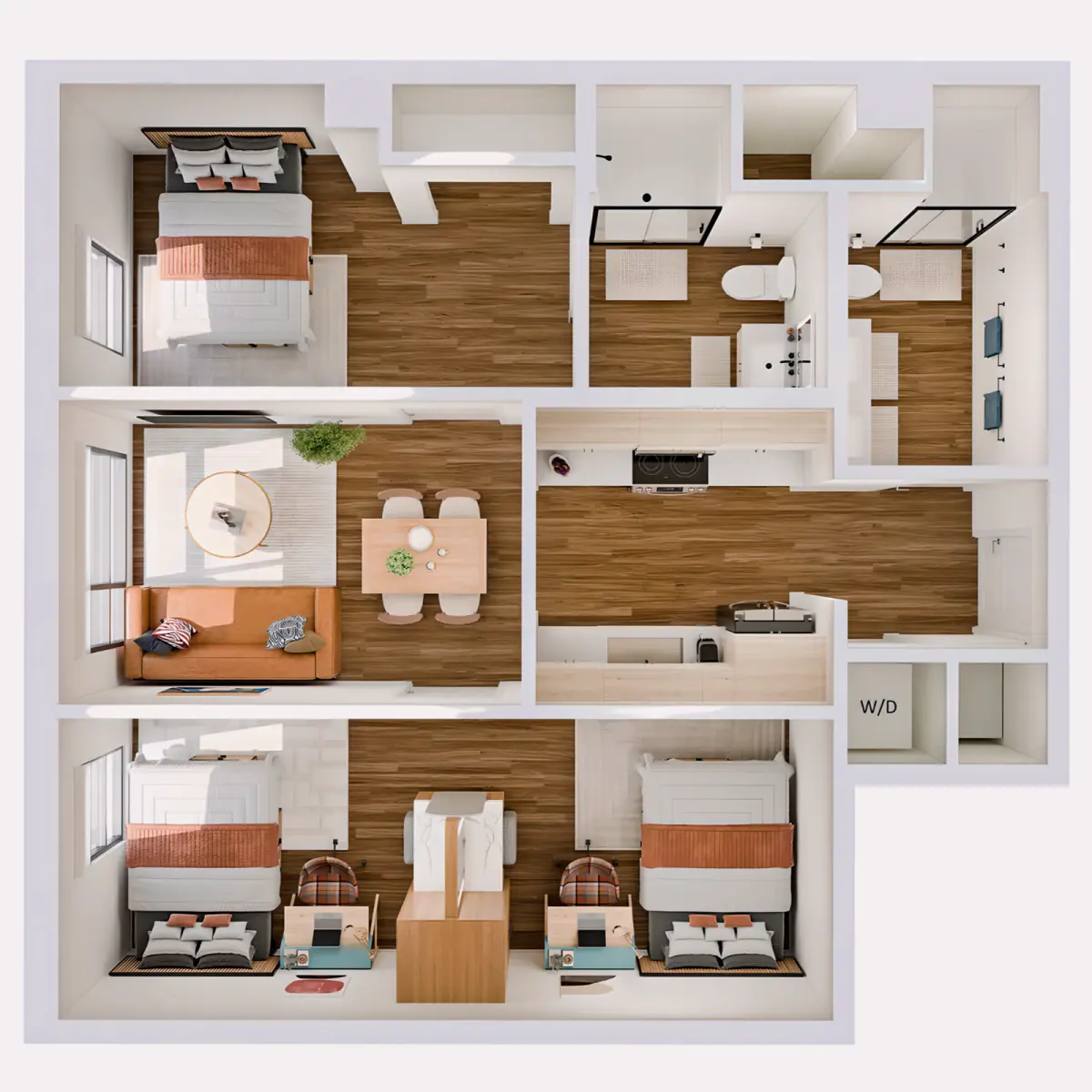 2 Rooms view 4