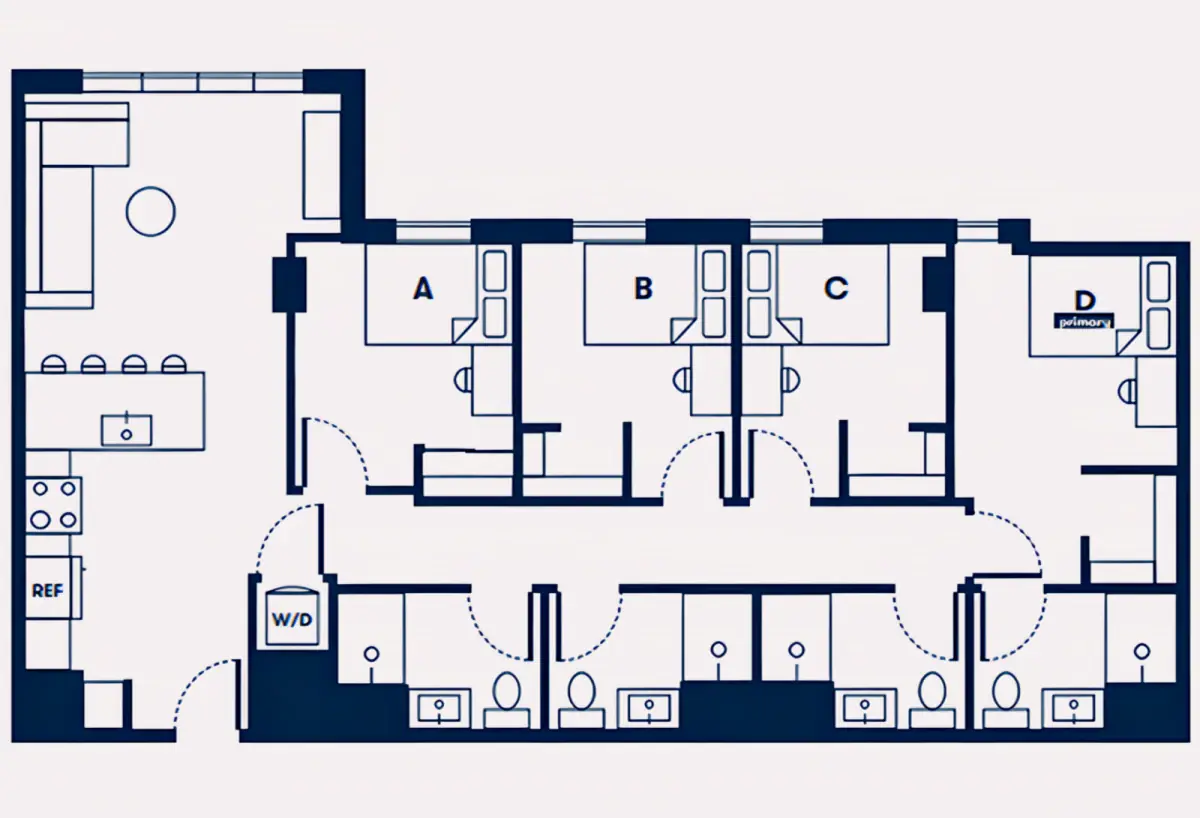 4x4 Rooms view 2