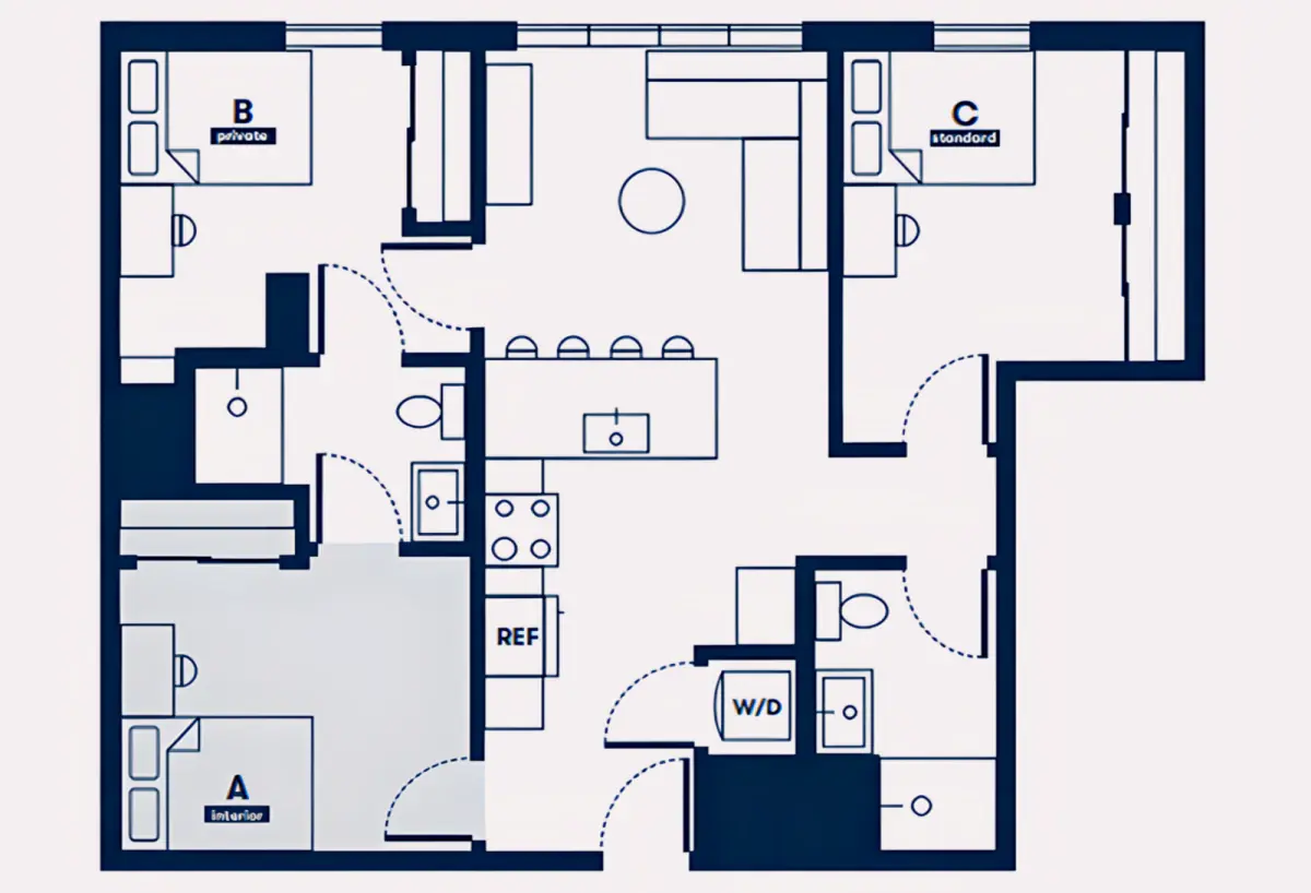 3x2 Rooms view 4