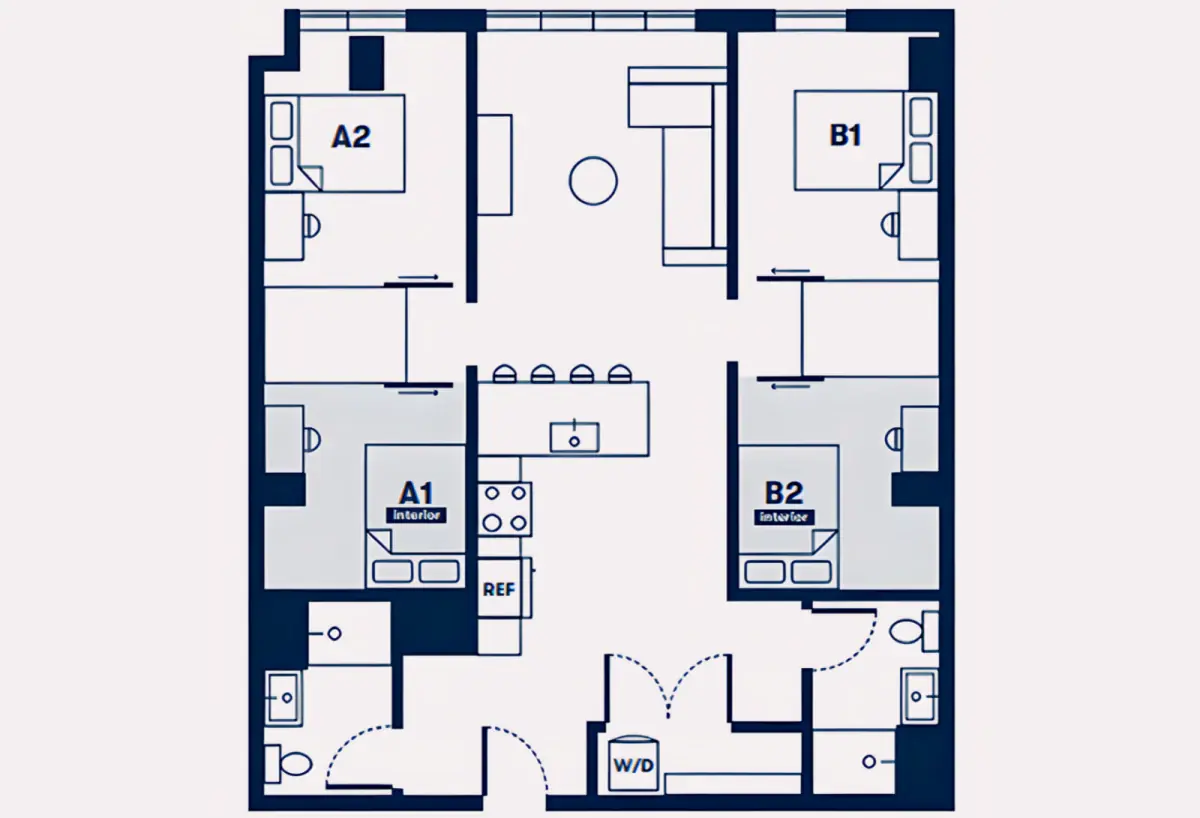 4x2 Rooms view 4