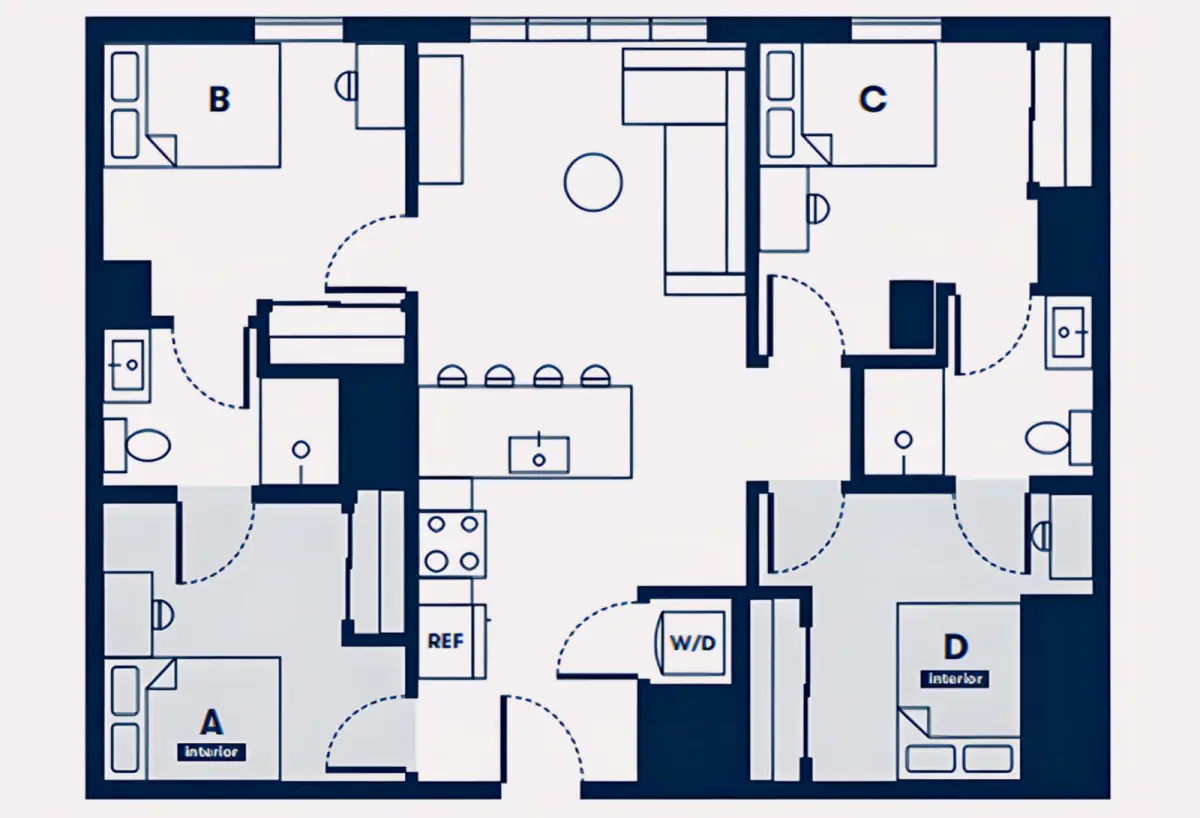 4x2 Rooms view 4