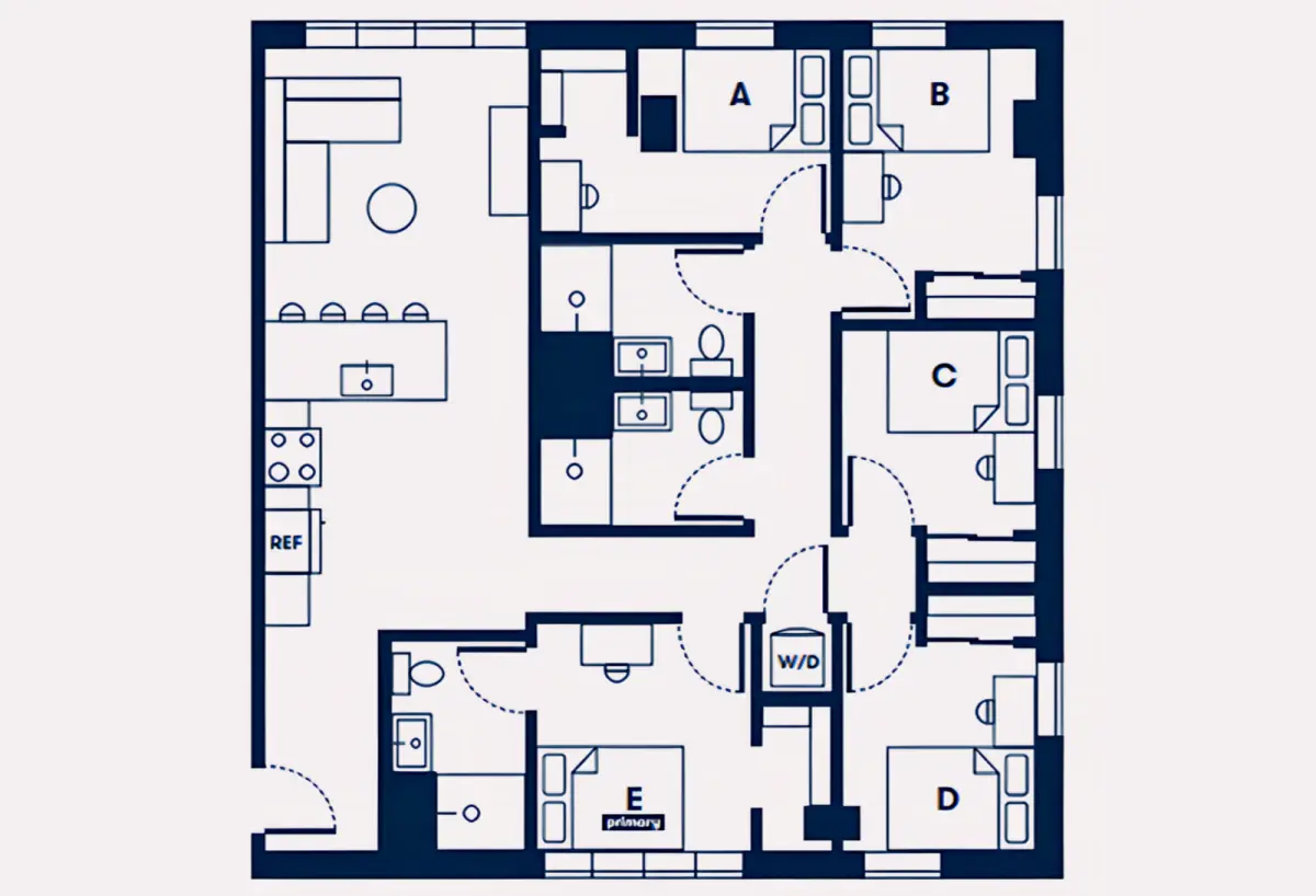 5x3 Rooms view 3