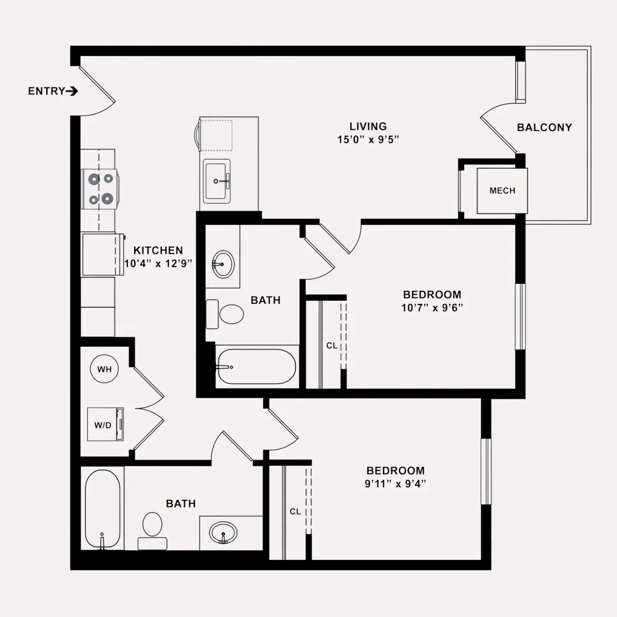 2 Rooms view 2