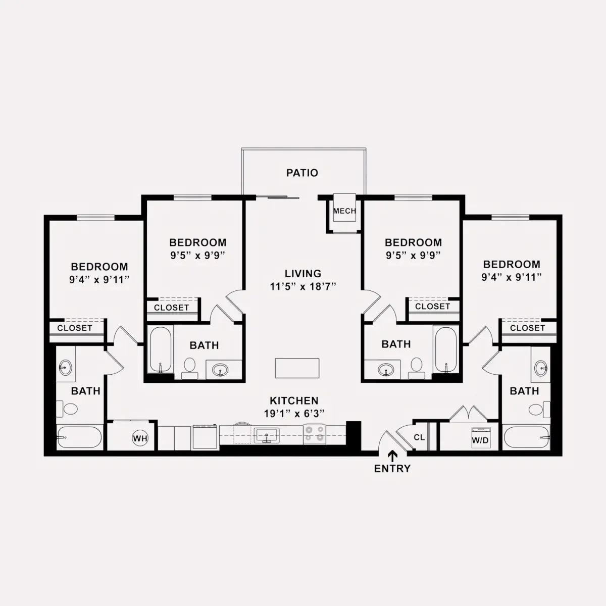 4 Rooms view 3