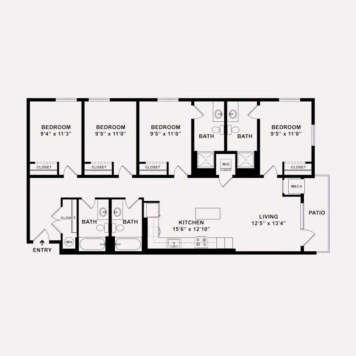 4 Rooms view 2