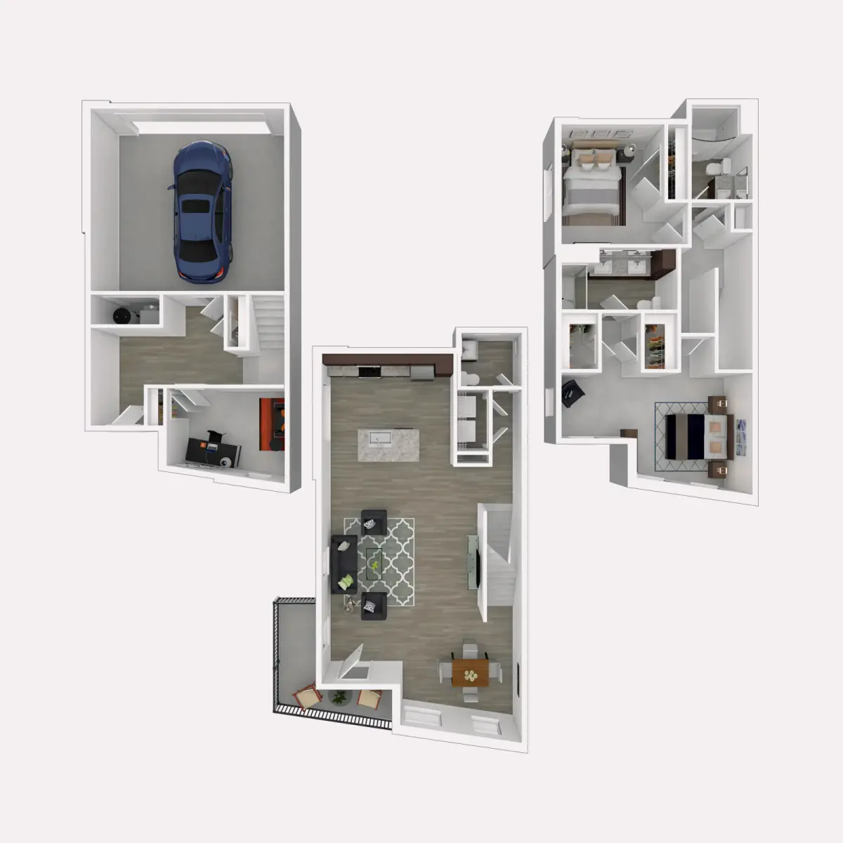 TH-3 Rooms view 1