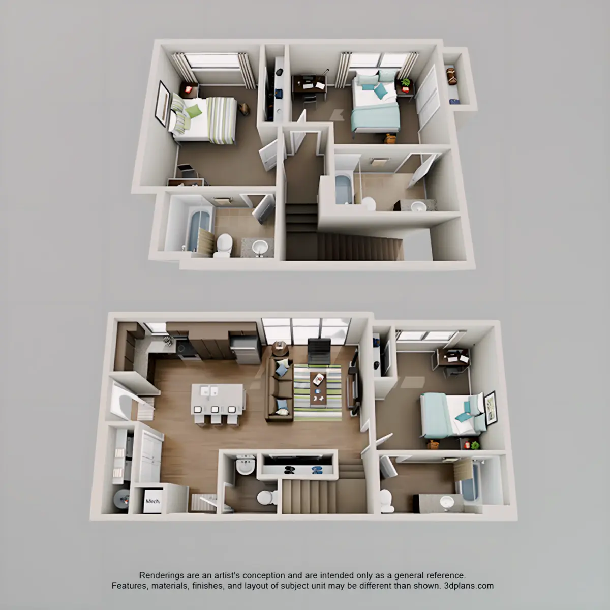 3 Rooms view 2