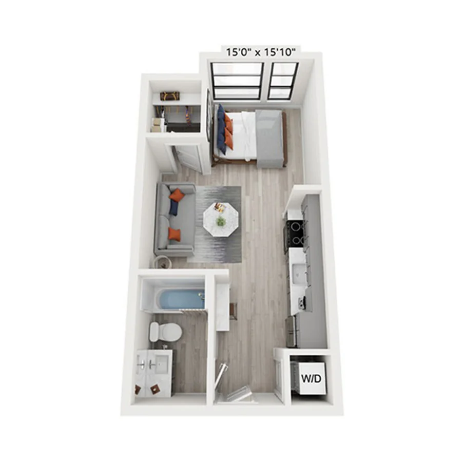 Studio Rooms view 3
