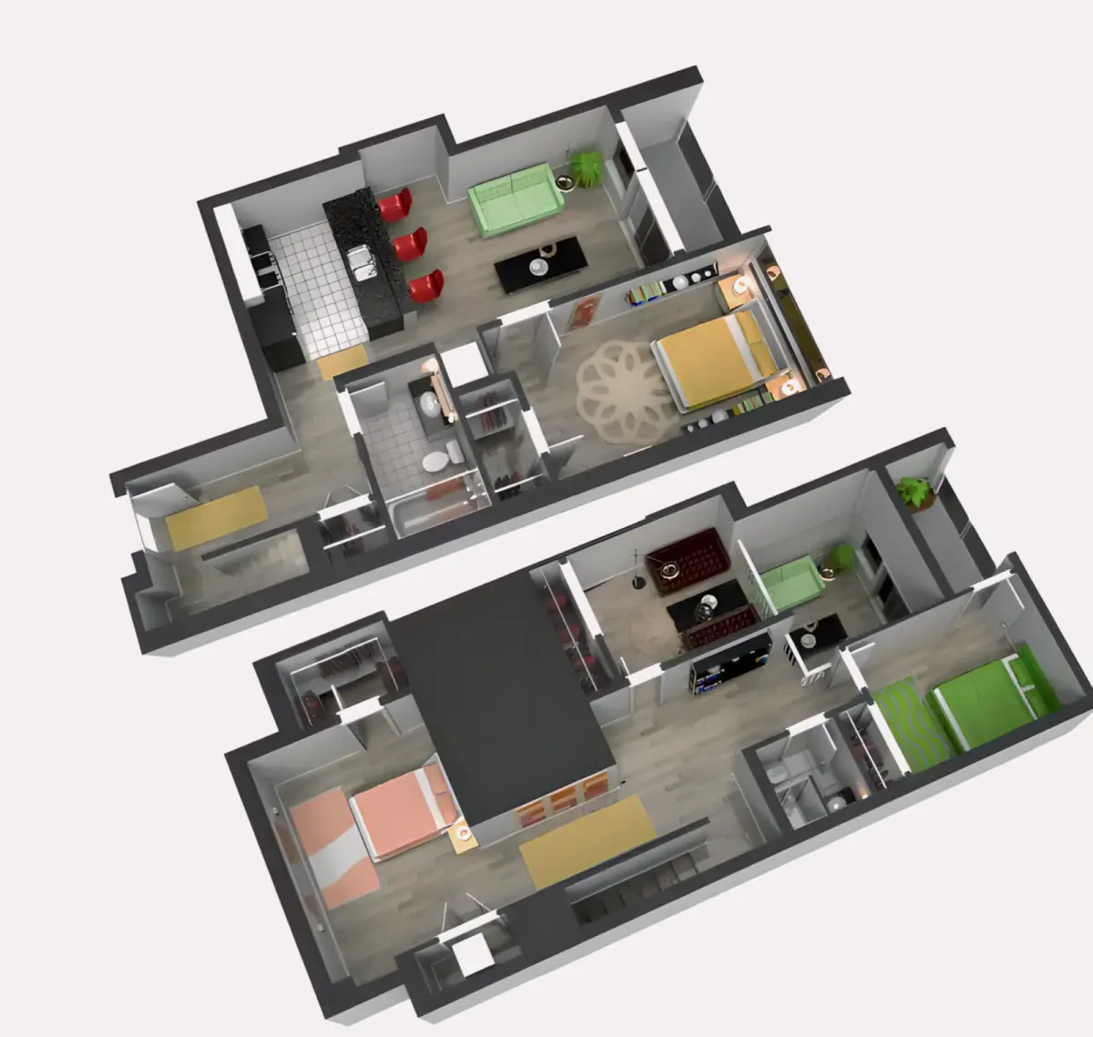 3 Rooms view 2