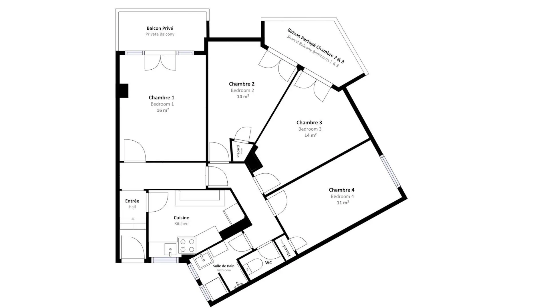 Ensuite Rooms view 1