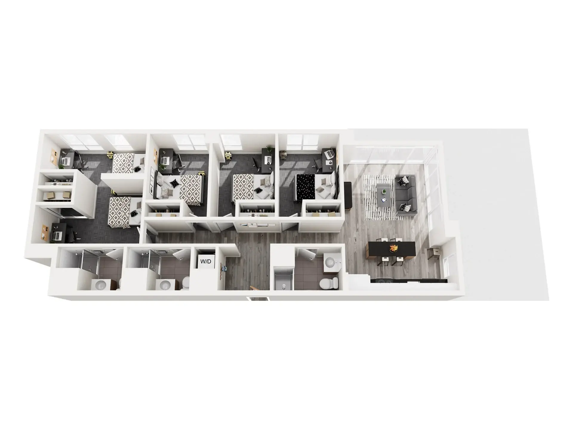 2X3DX2 Rooms view 1