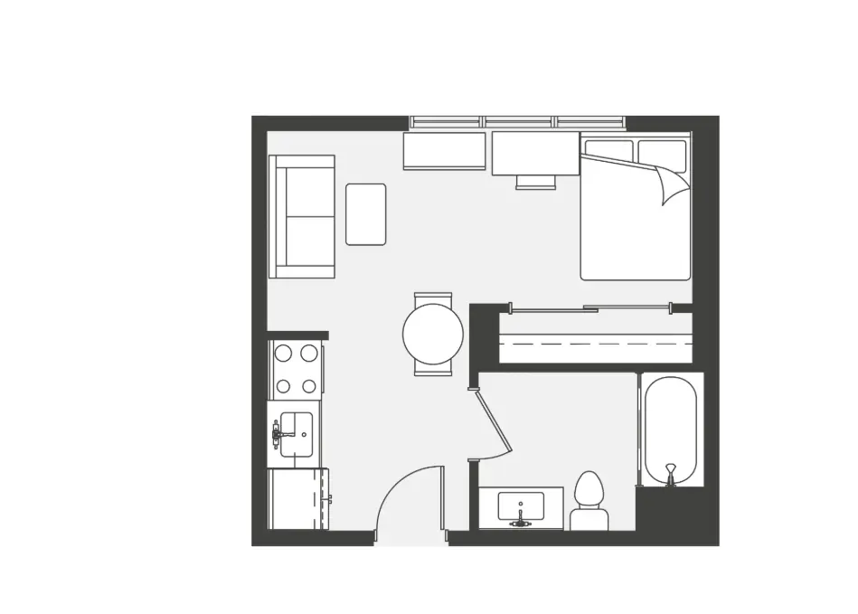 Studio Rooms view 3