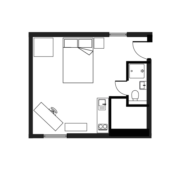 Studio Rooms view 2