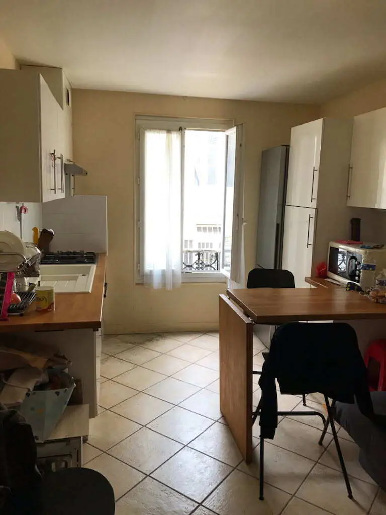 PARIS 19e·33m²·F1·Appartement·With furniture
