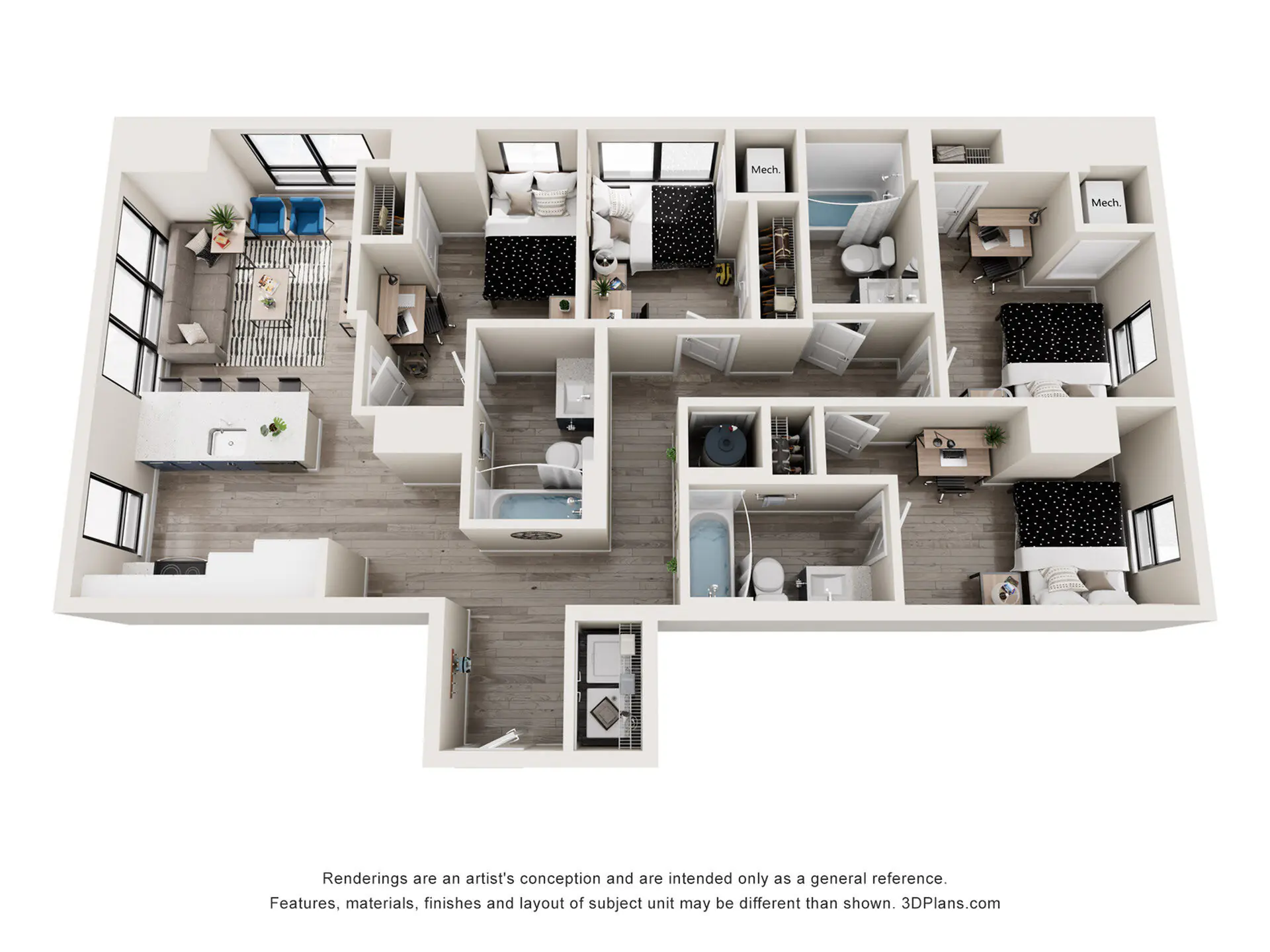 3 Rooms view 3