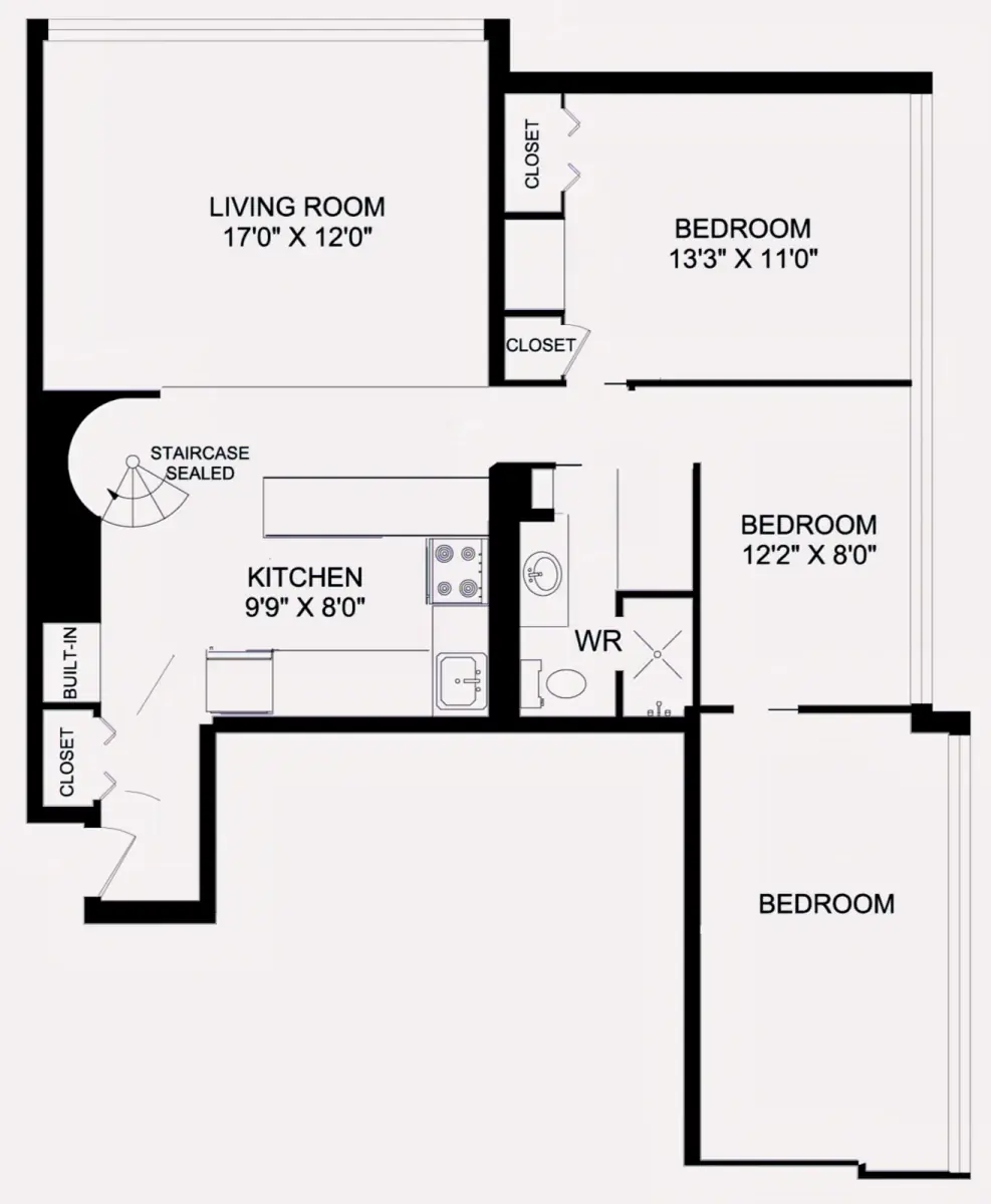 2 Rooms view 3
