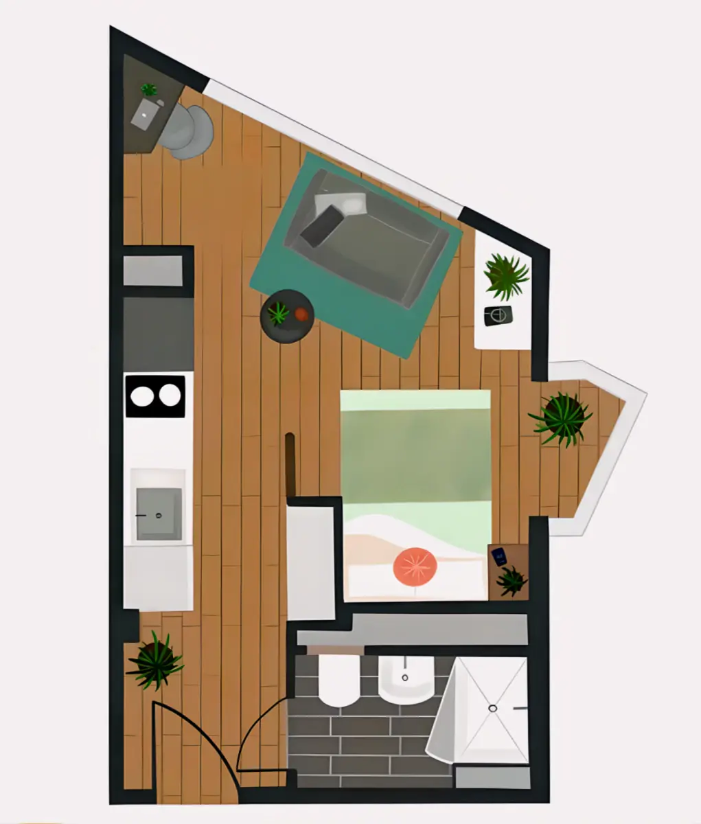 Studio Rooms view 4