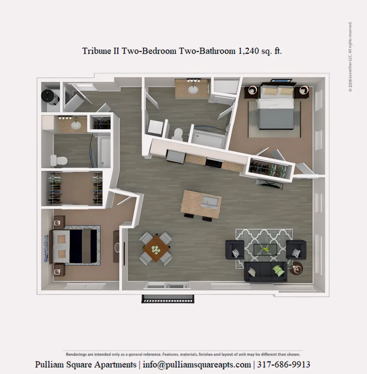 Tribune Rooms view 2