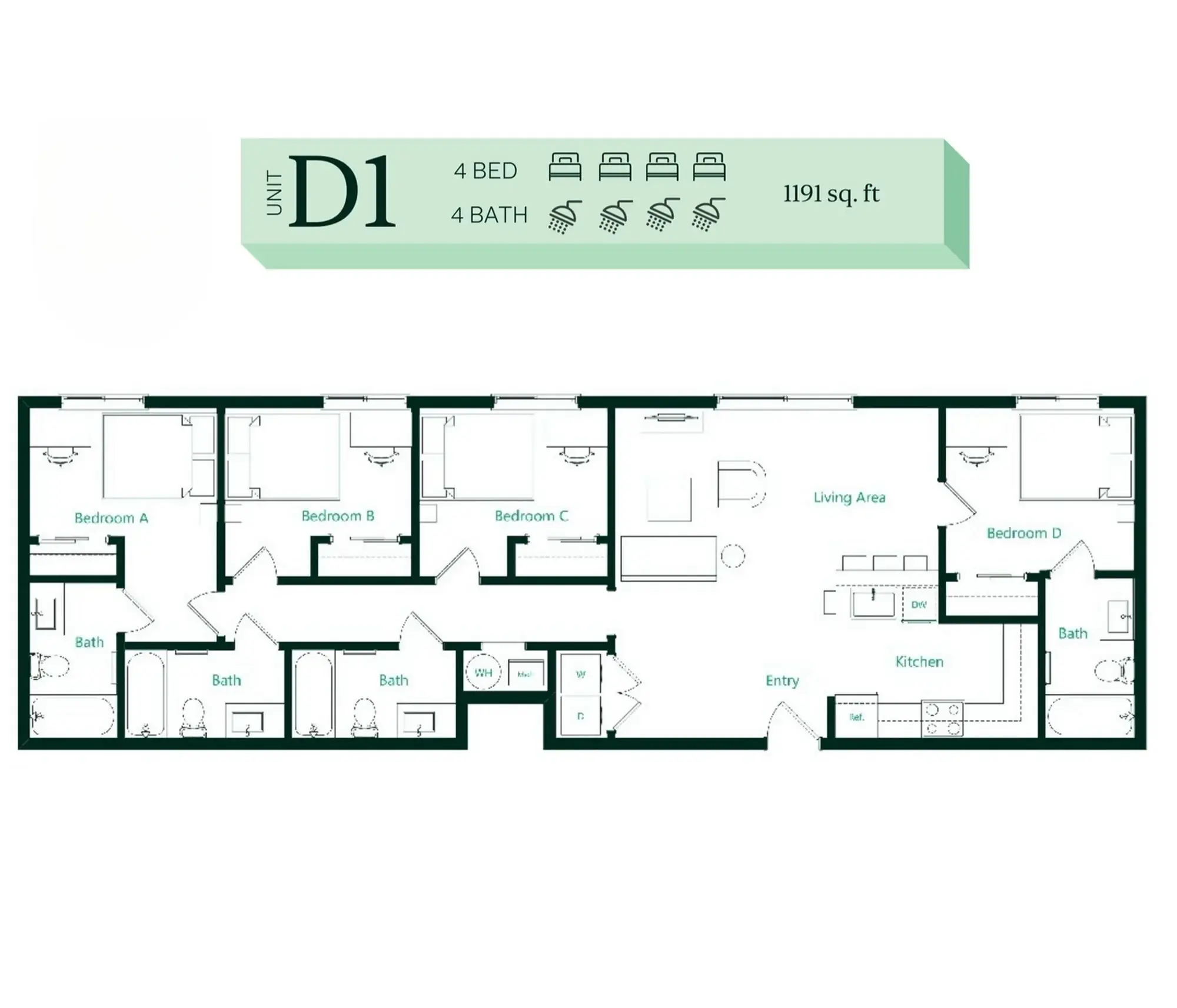 4 Rooms view 3