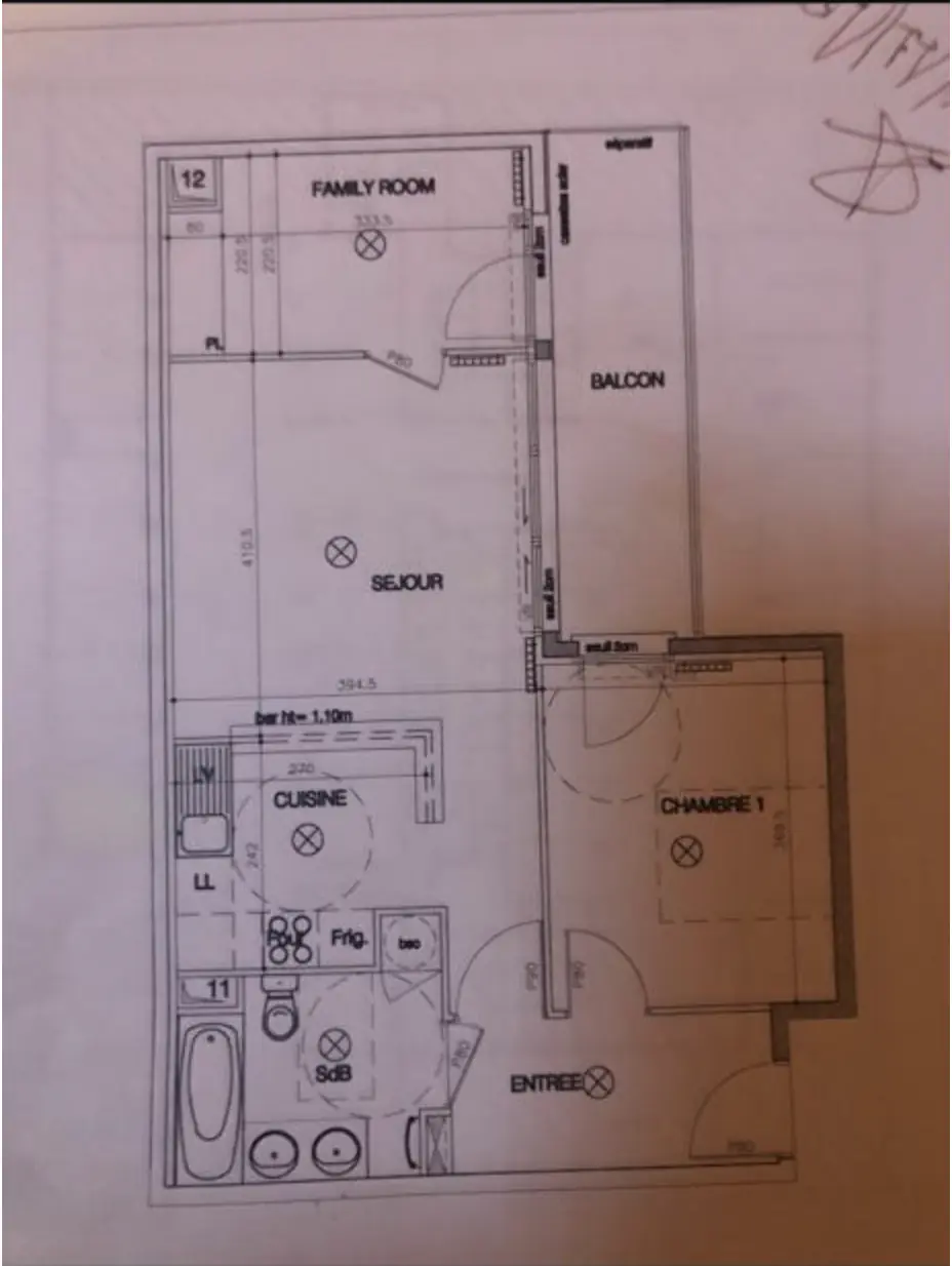 PARIS 14e·60m²·F3·Appartement·With furniture
