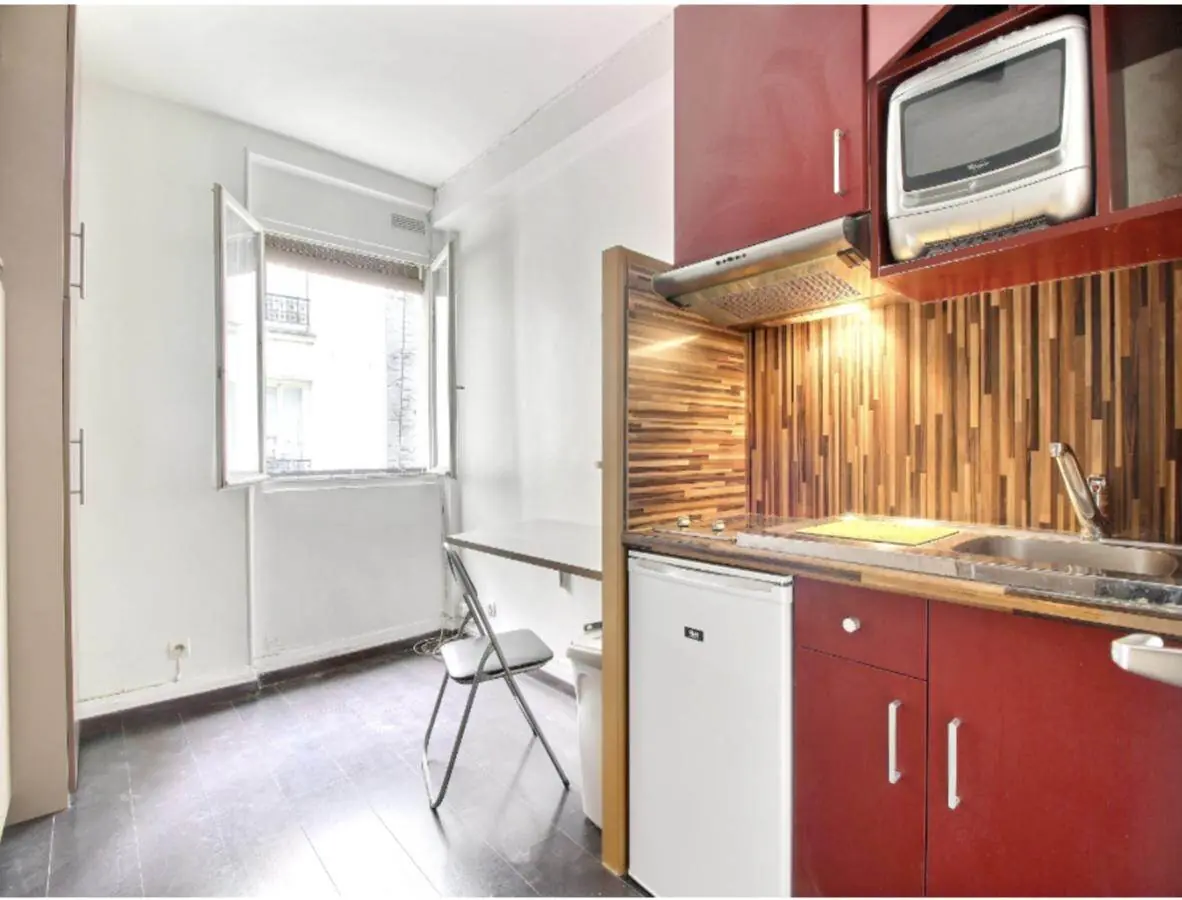 PARIS 14e·11m²·F1·Studio·With furniture