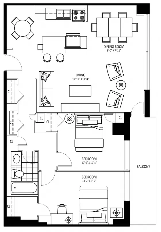 2 Rooms view 4