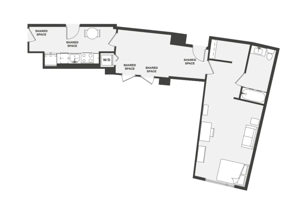 Shared Rooms view 1