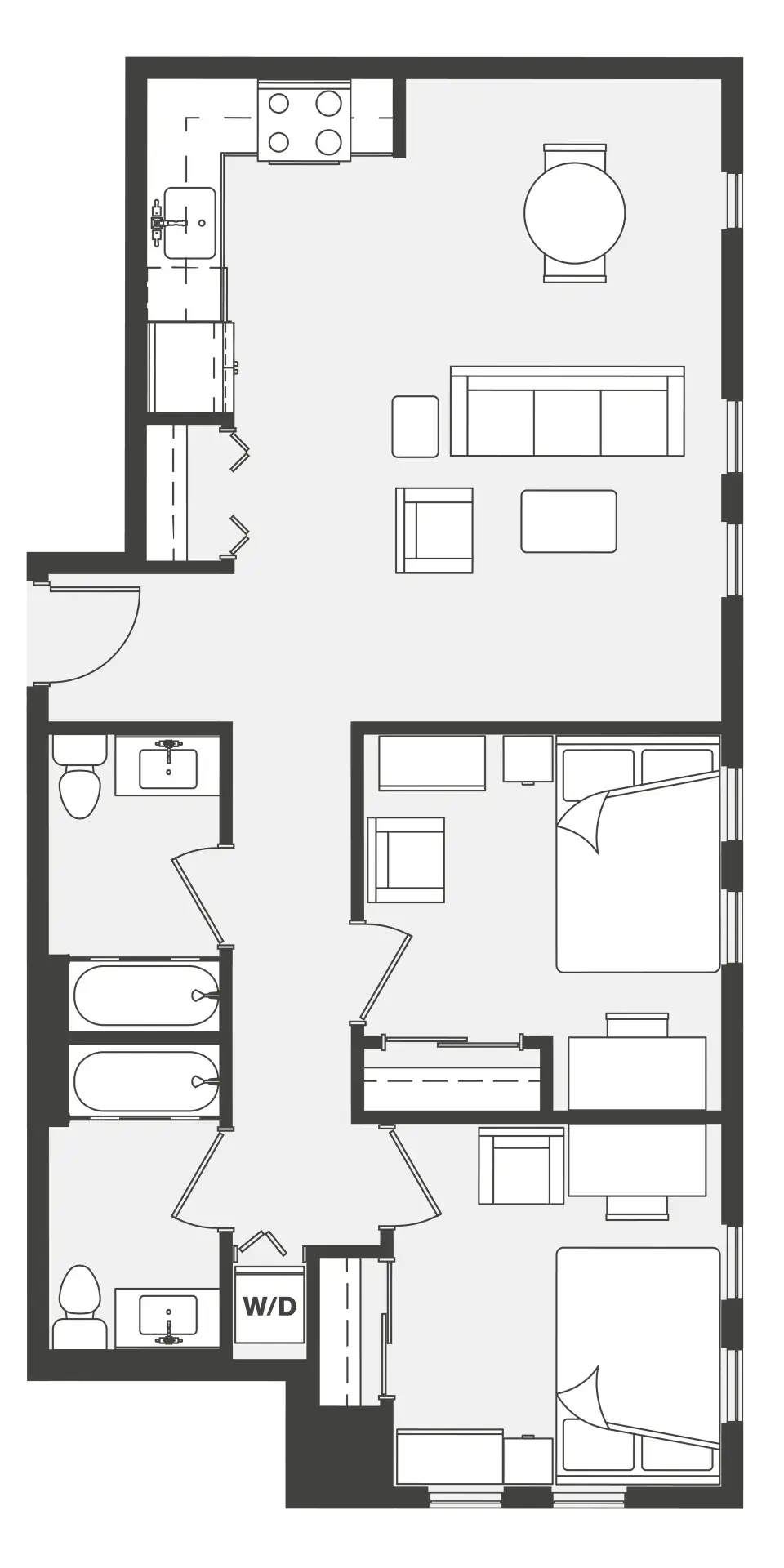 2 Rooms view 4
