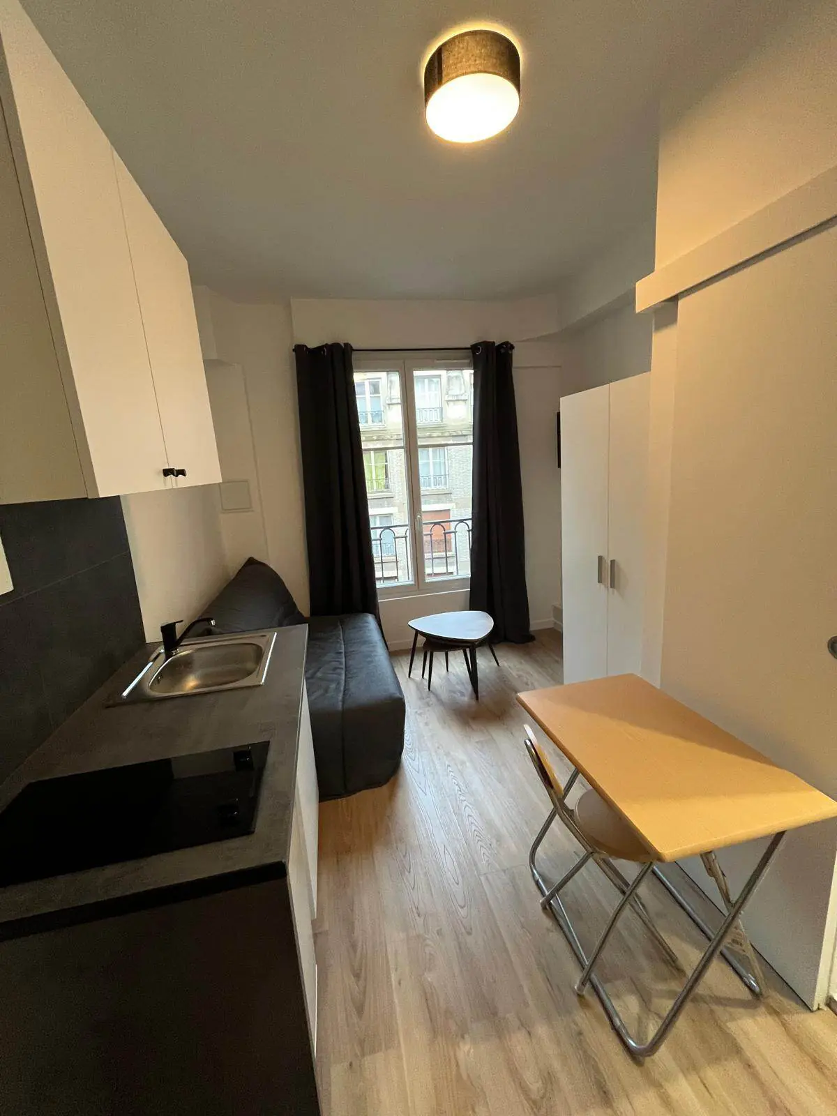 PARIS 15e·12m²·F1·Studio·With furniture