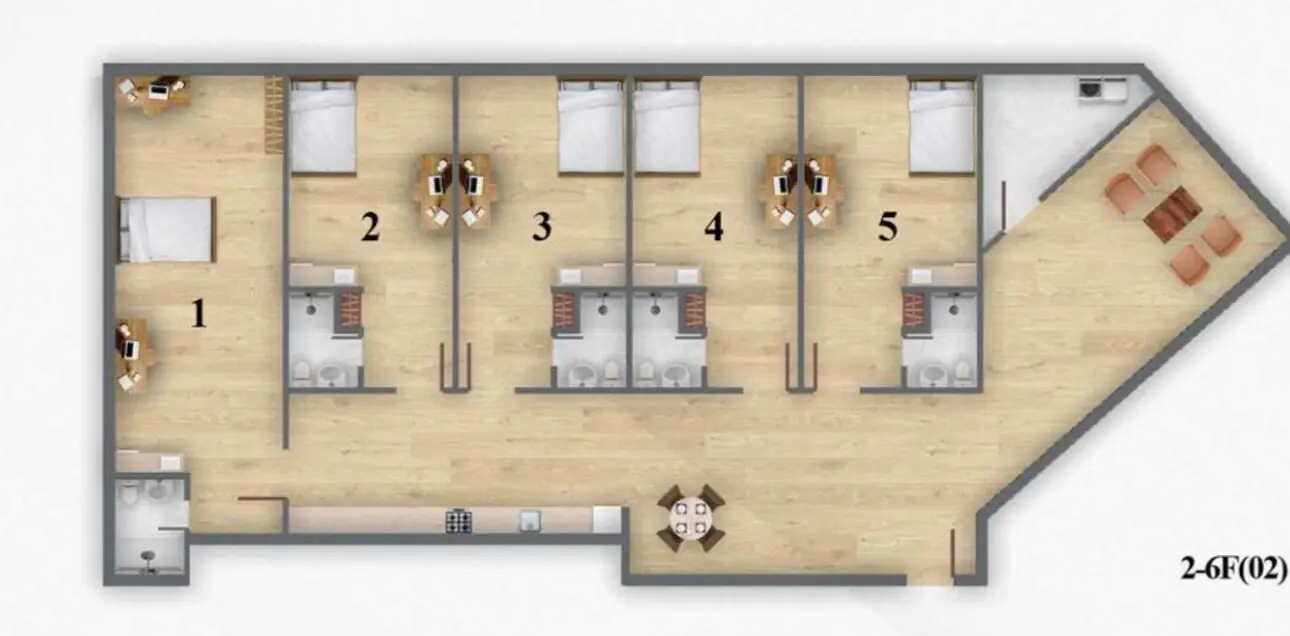 large Rooms view 1