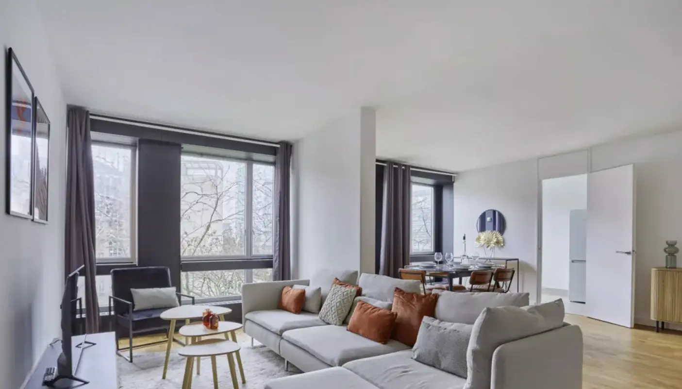 PARIS 15e·90m²·F4·Appartement·With furniture