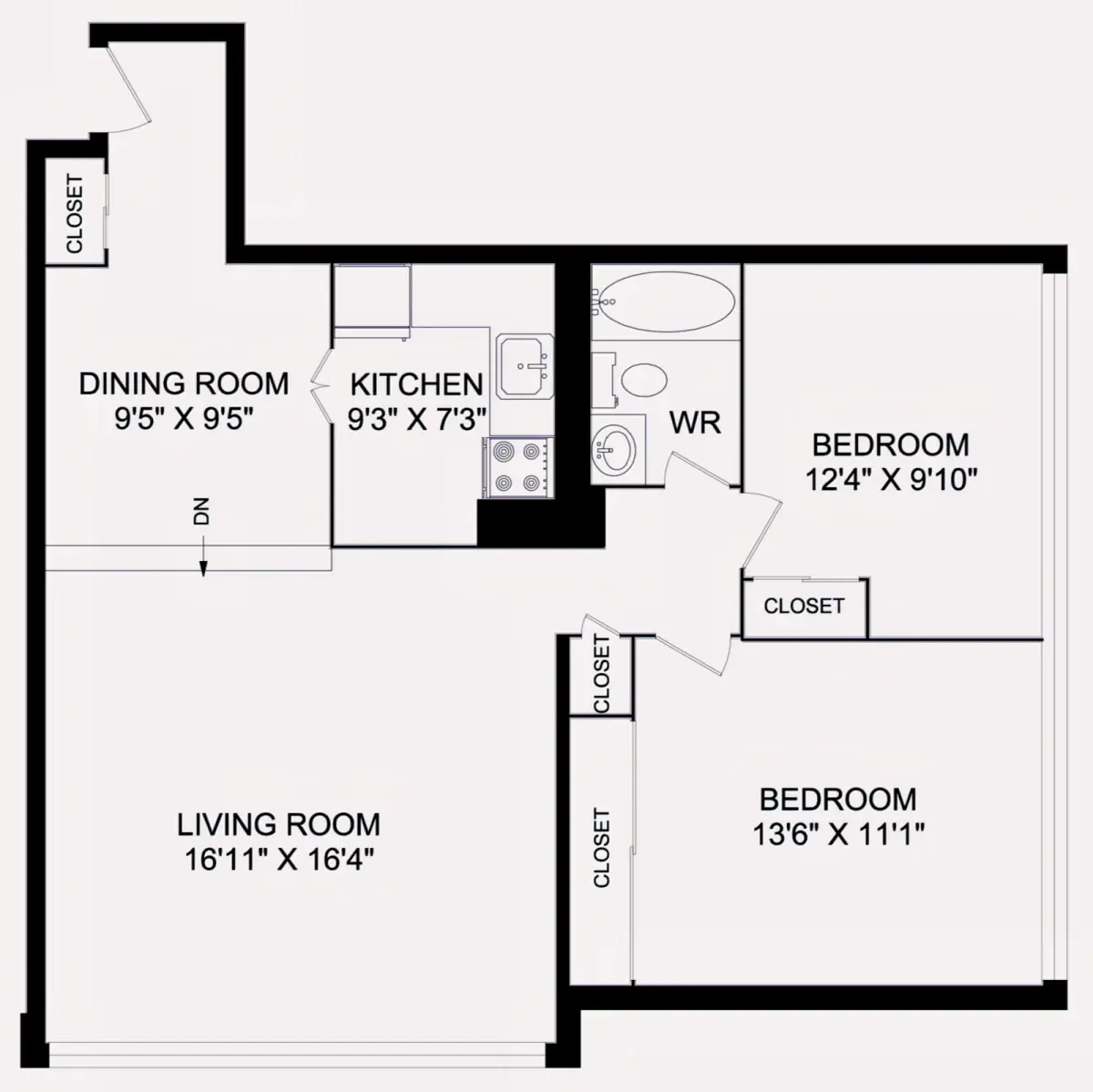2 Rooms view 2